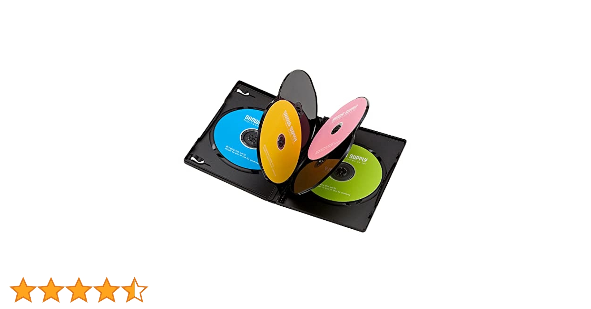 Amazon.co.jp: サンワサプライ DVDトールケース(6枚収納・10枚